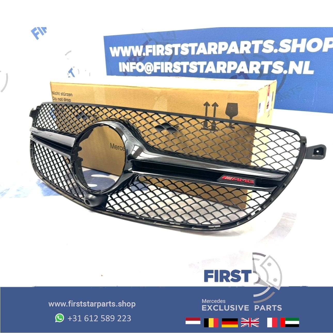 C292 GLE Coupé 63 AMG GRIL A2928850054 W292 2016-2020 Night, Gebruikt, -, Ophalen of Verzenden, -