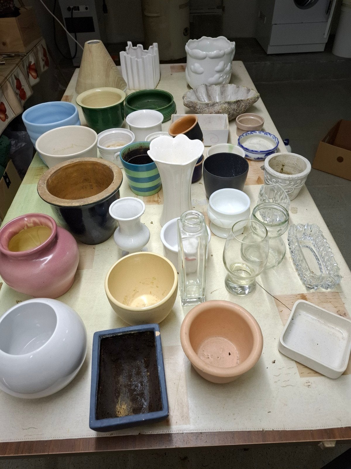 Ganse tafel potterie, Enlèvement