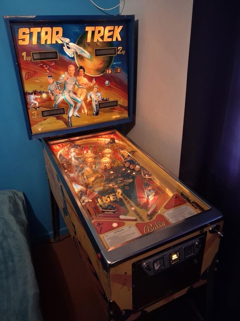 Flipper Star Trek Bally 1979, Collections, Machines | Flipper (jeu), Utilisé, Flipper (jeu), Bally