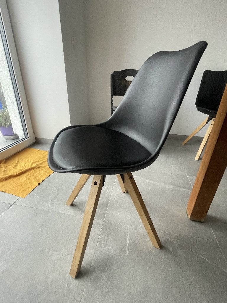 Chaises de salle à manger, Bois, Comme neuf, Enlèvement, Quatre