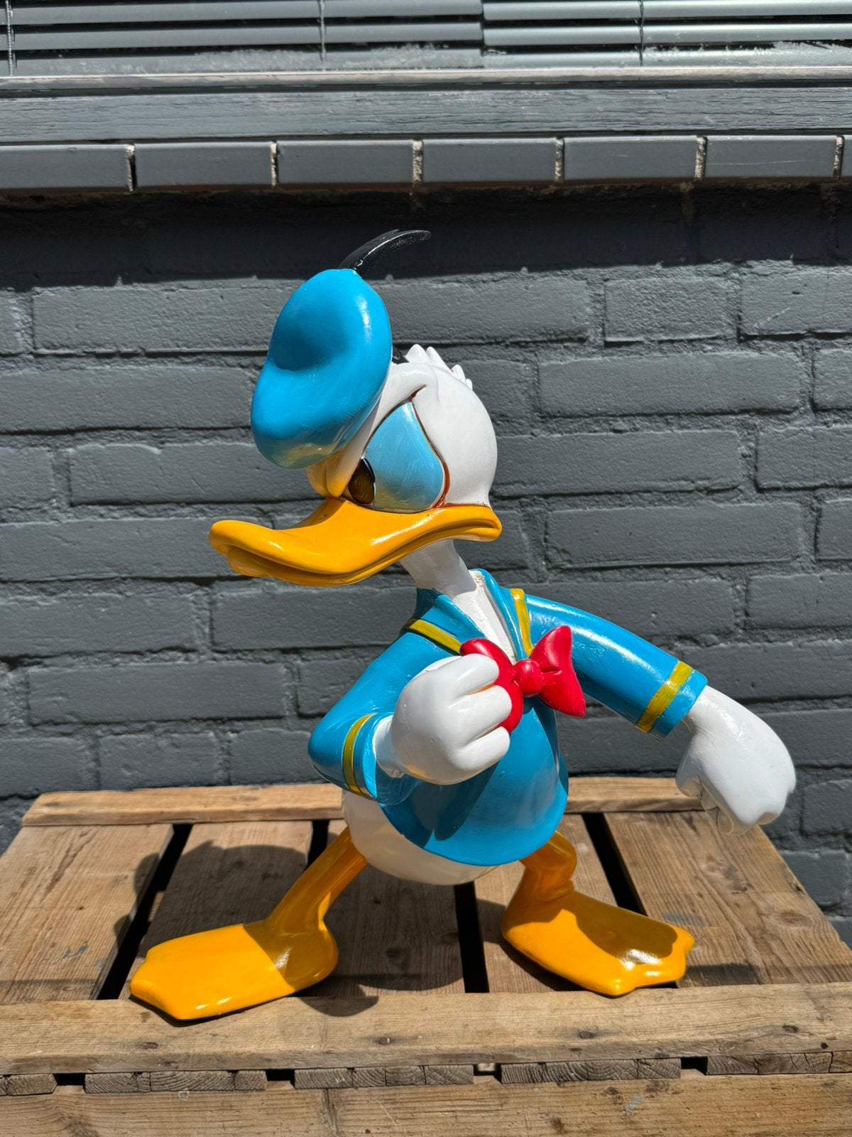 Statue de Donald Duck en colère, Collections, Enlèvement, Donald Duck, Utilisé, Statue ou Figurine