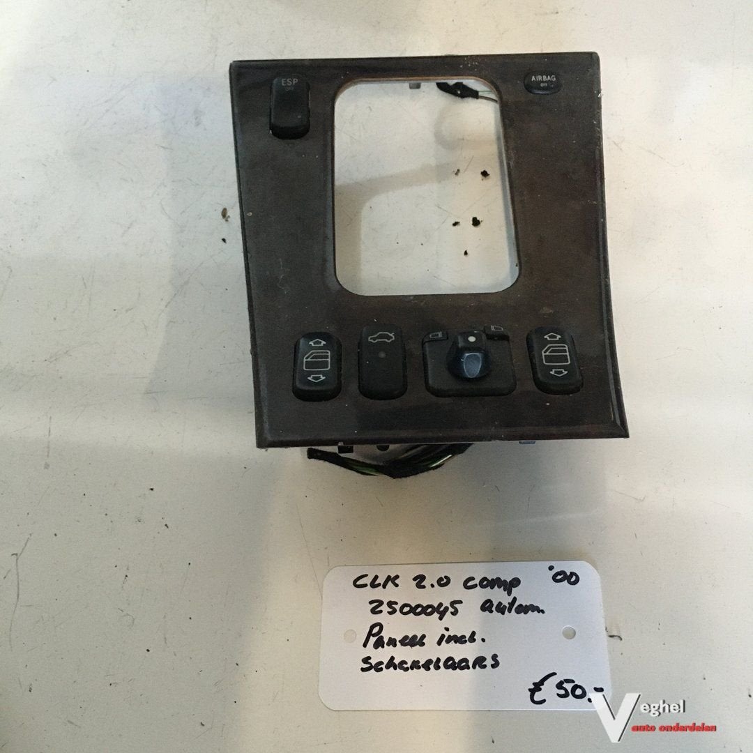 Mercedes CLK 2.0 Compressor automaat 2000 2500045 paneel met, Gebruikt, -, -, Ophalen of Verzenden