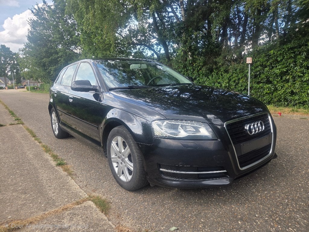 Audi A3 TDI Sportback 1.6, Auto's, Voorwielaandrijving, Euro 5, Zwart, Zwart