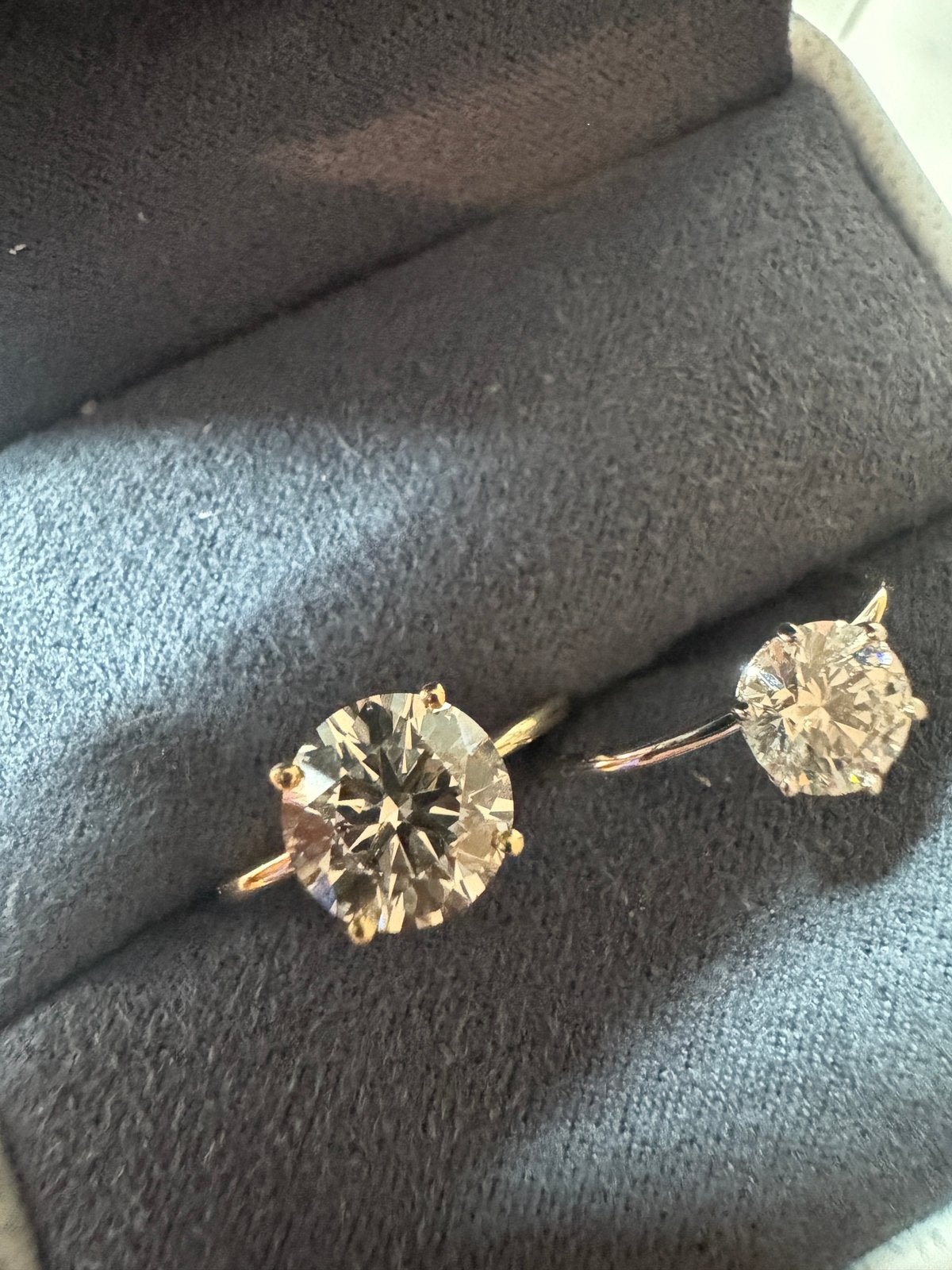 Exclusieve Diamanten Verlovingsring 2.02ct (E/VS1 Triple Ex), Geel, Nieuw, Ophalen of Verzenden, 17 tot 18