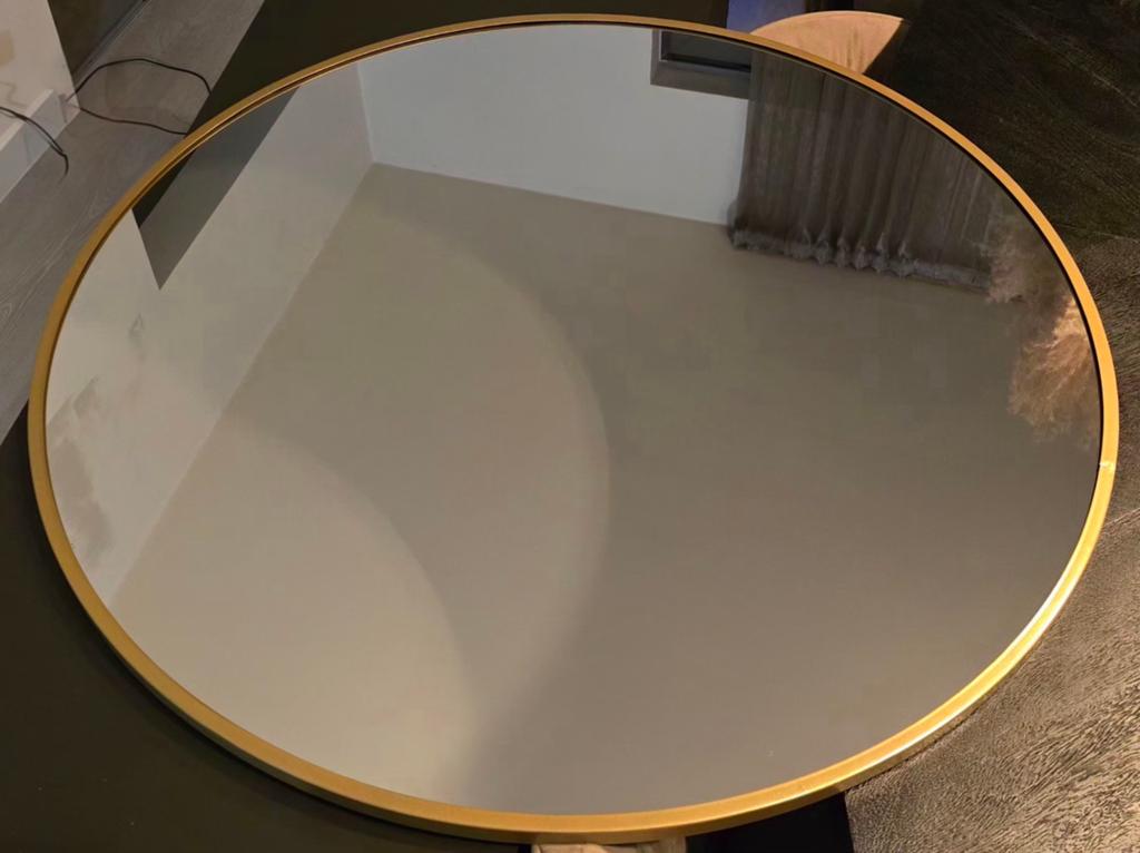 Rond Spiegel 80cm, Huis en Inrichting, Woonaccessoires | Spiegels, Ophalen, Rond, Zo goed als nieuw, 75 tot 100 cm