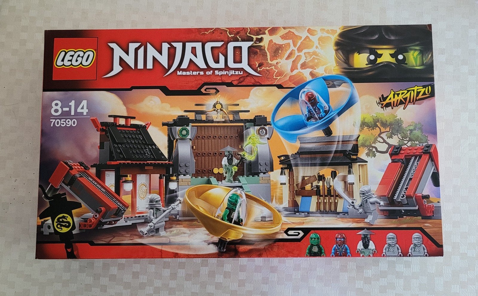 LEGO, Ninjago, 70590, champ de bataille d'Airjitzu, Neuf, Enlèvement ou Envoi, Lego, Ensemble complet