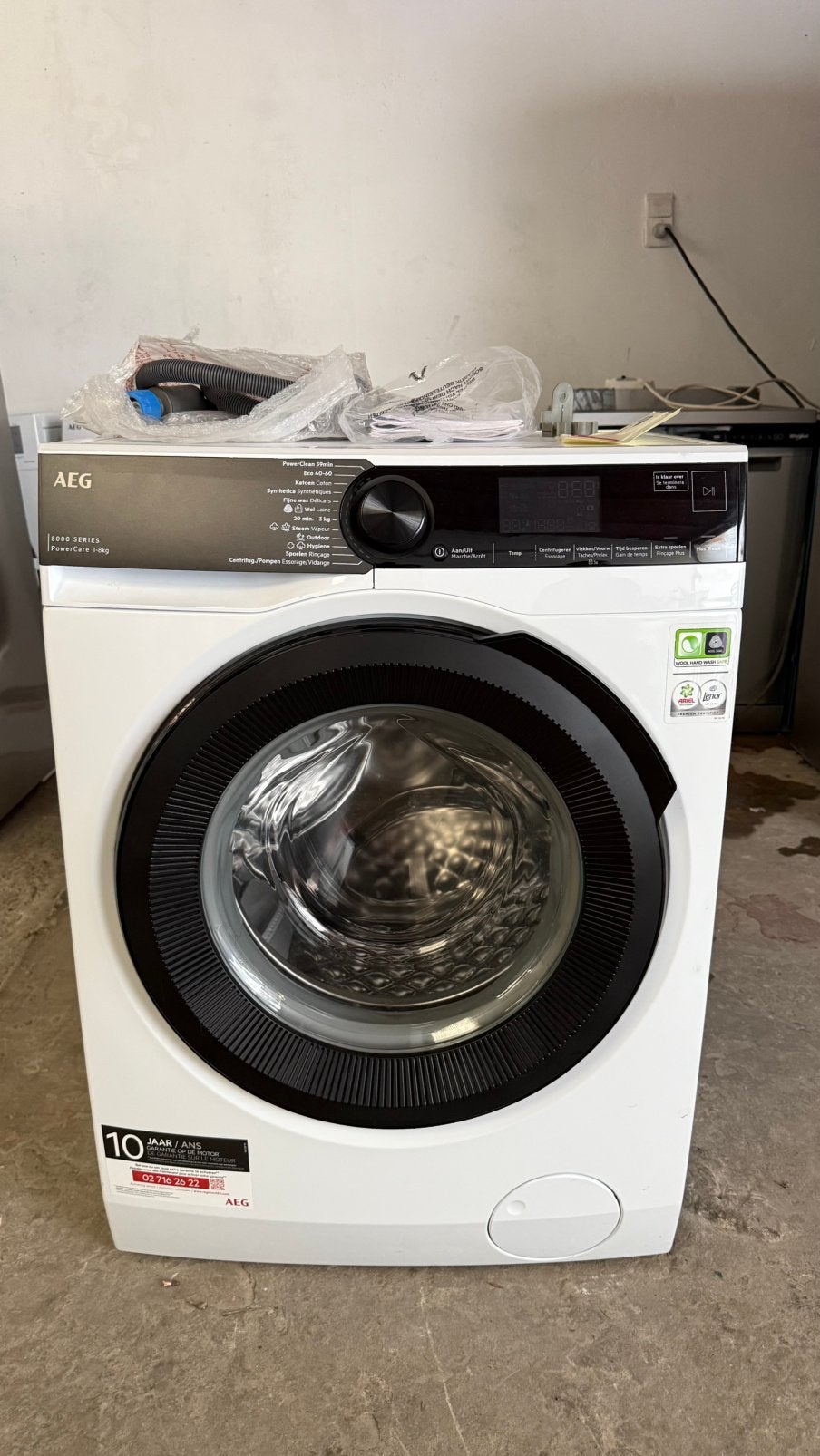 Lave linge Aeg neuf déballe 8 kg classe A 2026, Electroménager, Lave-linge, Enlèvement ou Envoi, Comme neuf