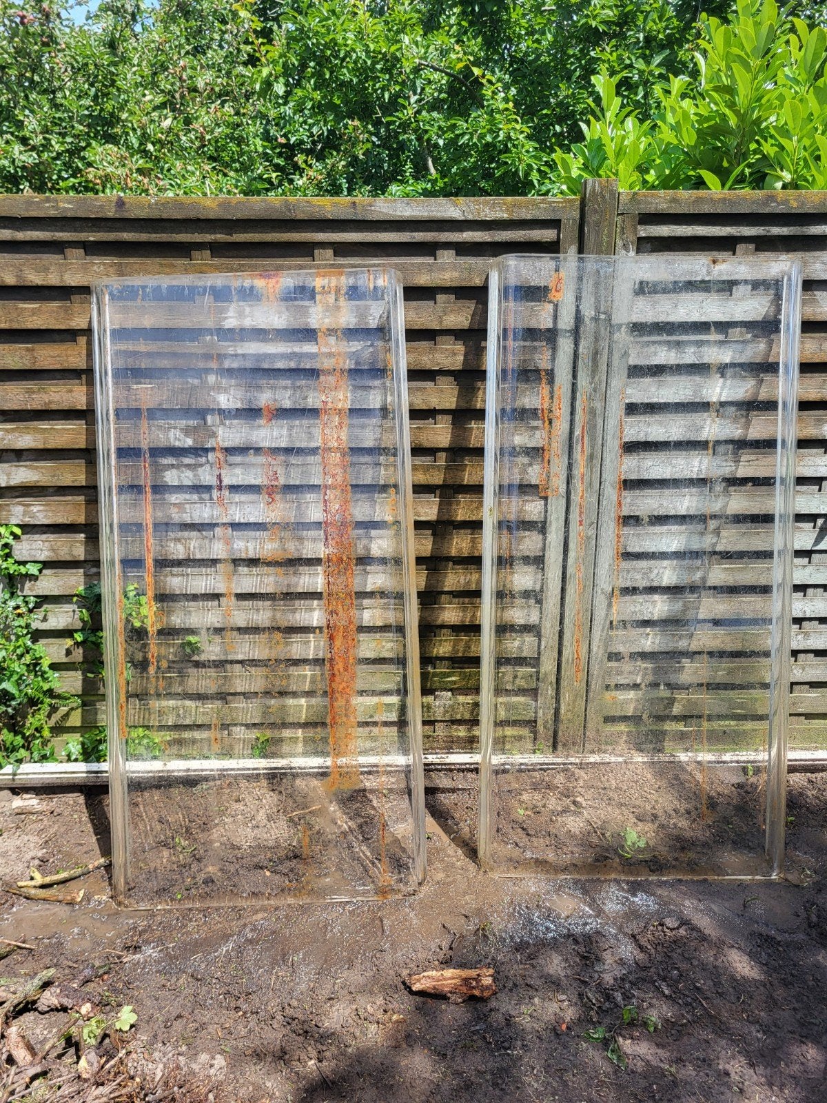 2 extreem dikke plexi 25mmdik! Windscherm/tafel/afdak/serre, Ophalen
