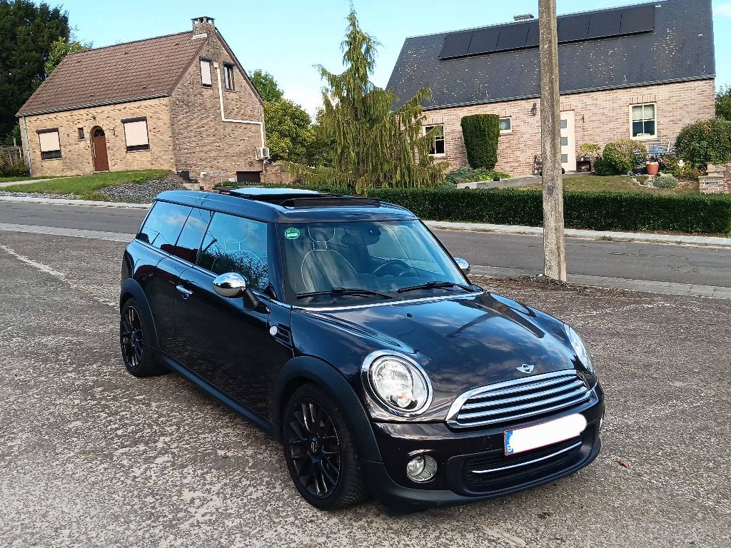 Mini One Clubman D 1600d 2013 Euro 5b Clim Toit Panoramique, Cuir, Clubman, Entretenue par le concessionnaire, Noir