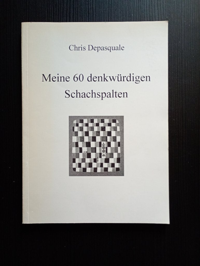 Meine 60 denkwürdigen schach spalten, Hobby en Vrije tijd, Ophalen of Verzenden, Minder dan 500 stukjes, Zo goed als nieuw, Schaken