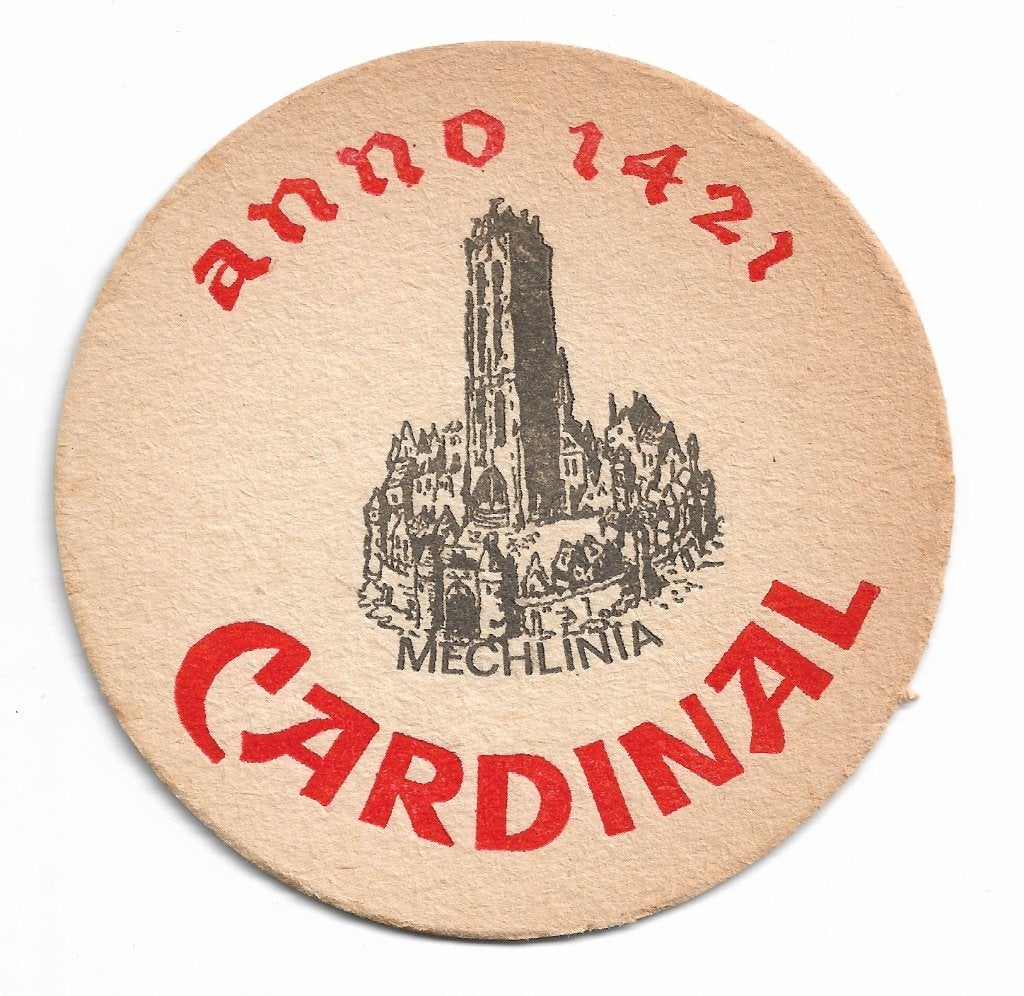 sous-bock cardinal, Verzamelen, Ophalen of Verzenden, Zo goed als nieuw, Viltje(s)