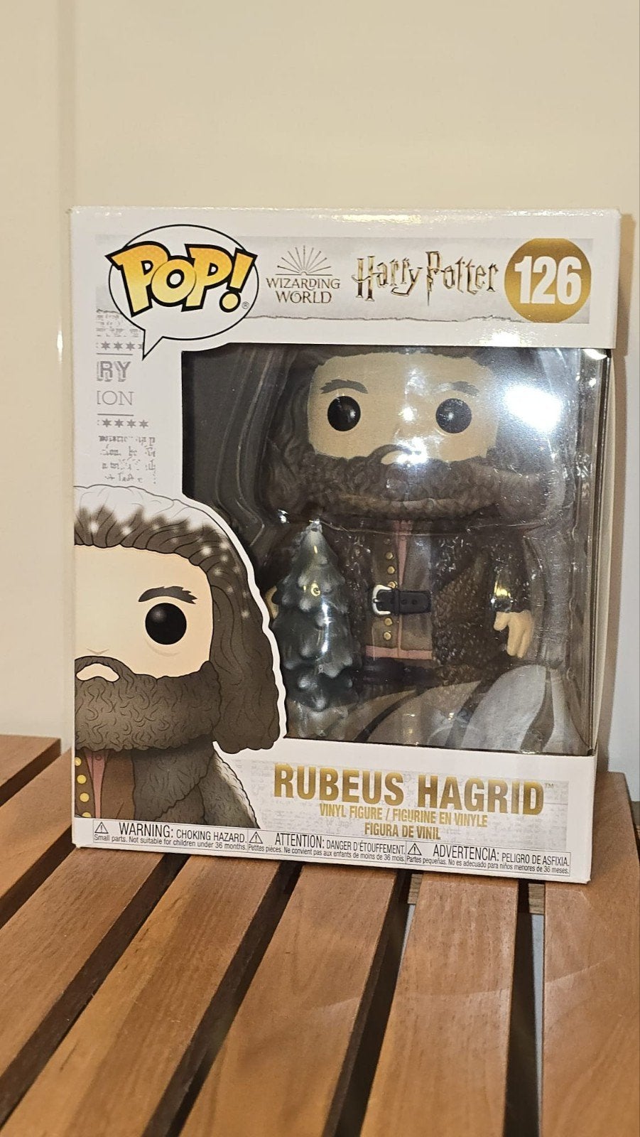 Funko Pop Géante Hagrid #126 - Avec Sapin de Noël (6 pouces), Collections, Enlèvement ou Envoi, Comme neuf, Figurine