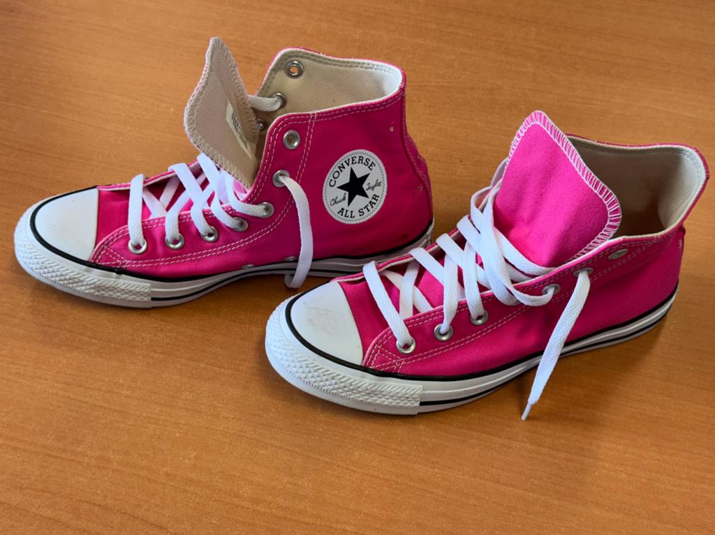 Baskets Converse 39 - roses montantes, Kleding | Dames, Schoenen, VANS /ALL-STAR Converse, Ophalen of Verzenden, Zo goed als nieuw