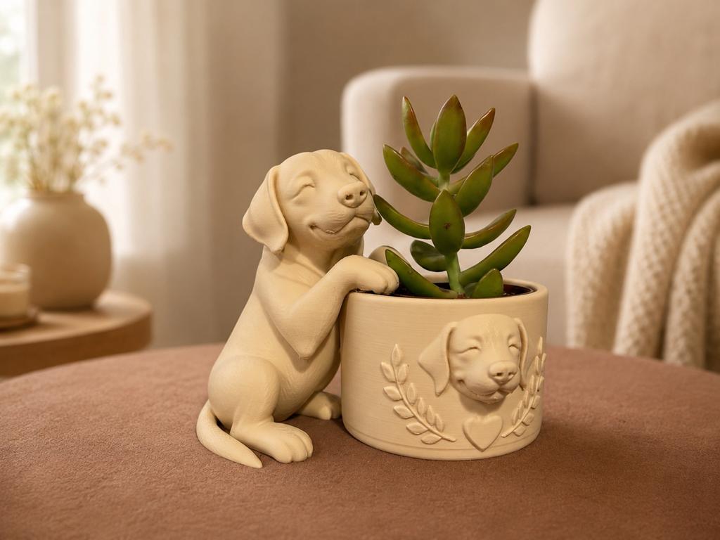 Labrador bloempotje, Ophalen of Verzenden, Nieuw