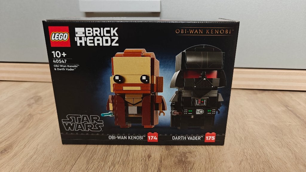 LEGO - 40547 - Obi-Wan Kenobi & Darth Vader, Neuf, Enlèvement ou Envoi, BrickHeadz, Ensemble complet