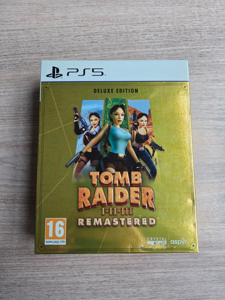 Tomb Raider 1-3 Remastered Deluxe Edition Sony PS5, Games en Spelcomputers, Games | Sony PlayStation 5, Ophalen of Verzenden