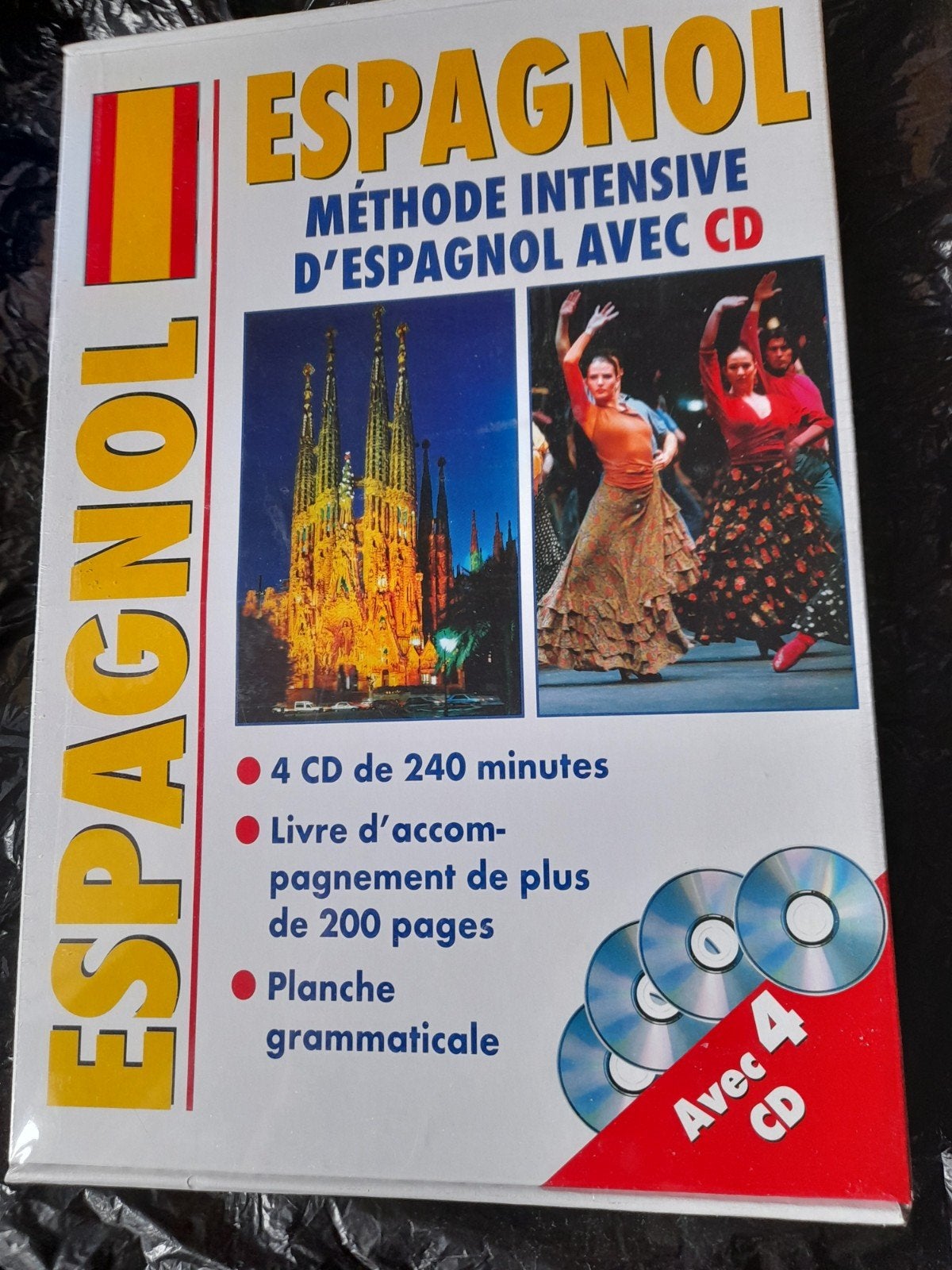 cours d 'espagnol neuf avec 4 CD., Enlèvement