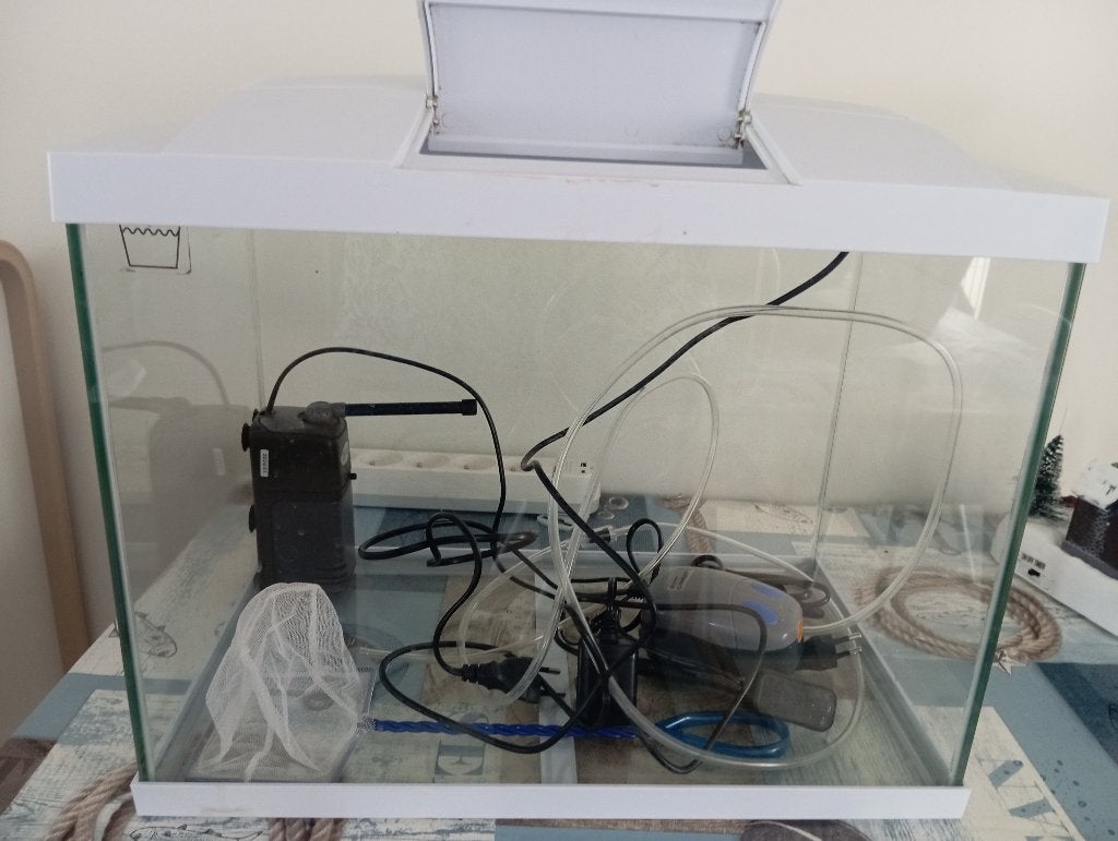 Aquarium 39l, Dieren en Toebehoren, Overige typen, Zo goed als nieuw, Superfish, Ophalen
