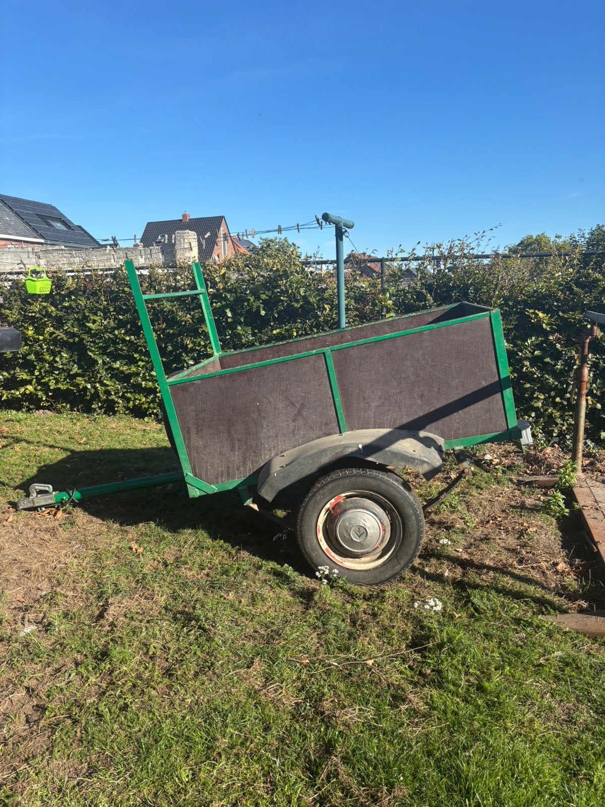 Petite remorque, éventuellement pour un mini-tracteur, Enlèvement