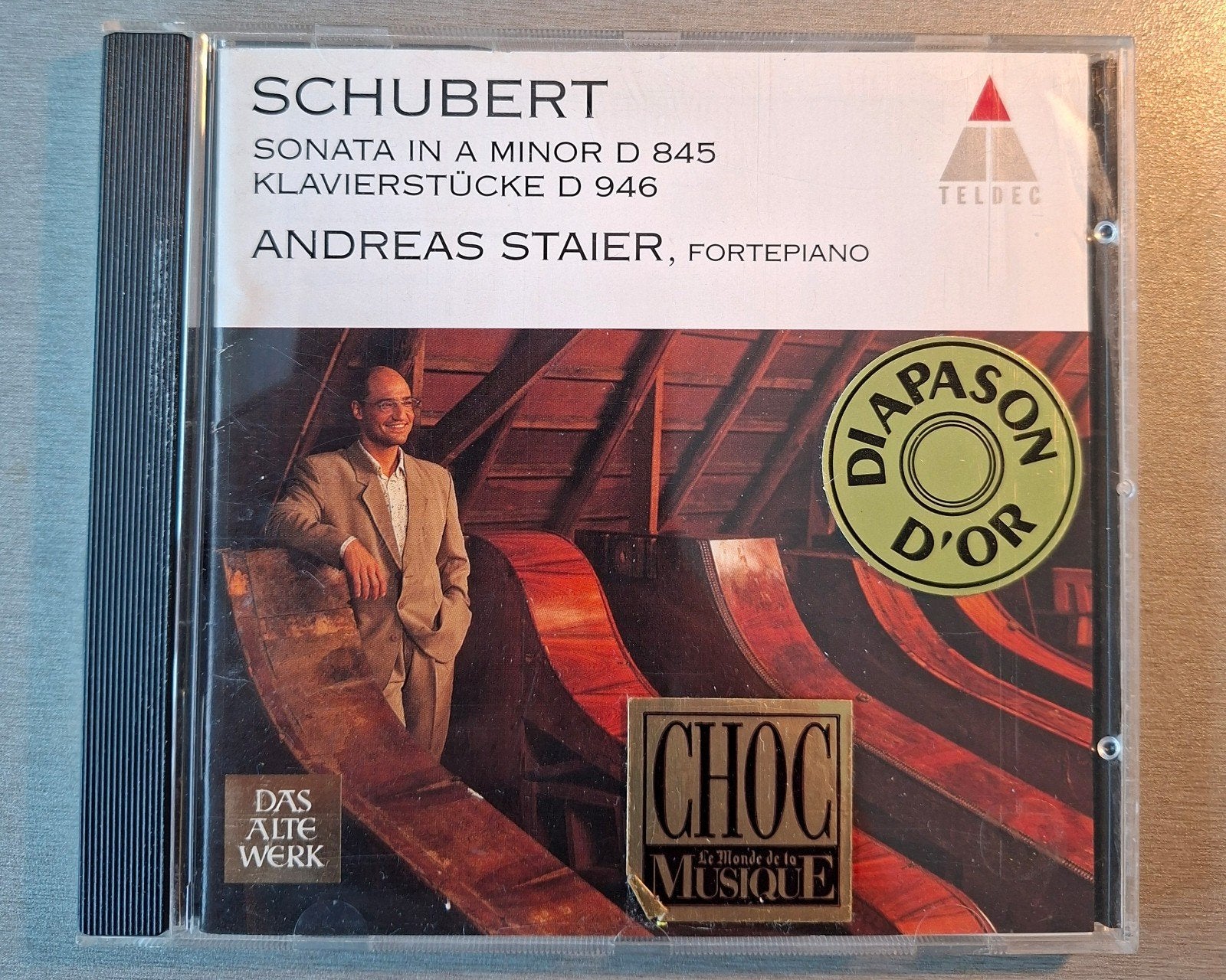 Cd. Schubert.  Sonata in A minor (Teldec, Diapason d'or)., Cd's en Dvd's, Cd's | Klassiek, Ophalen of Verzenden, Schubert