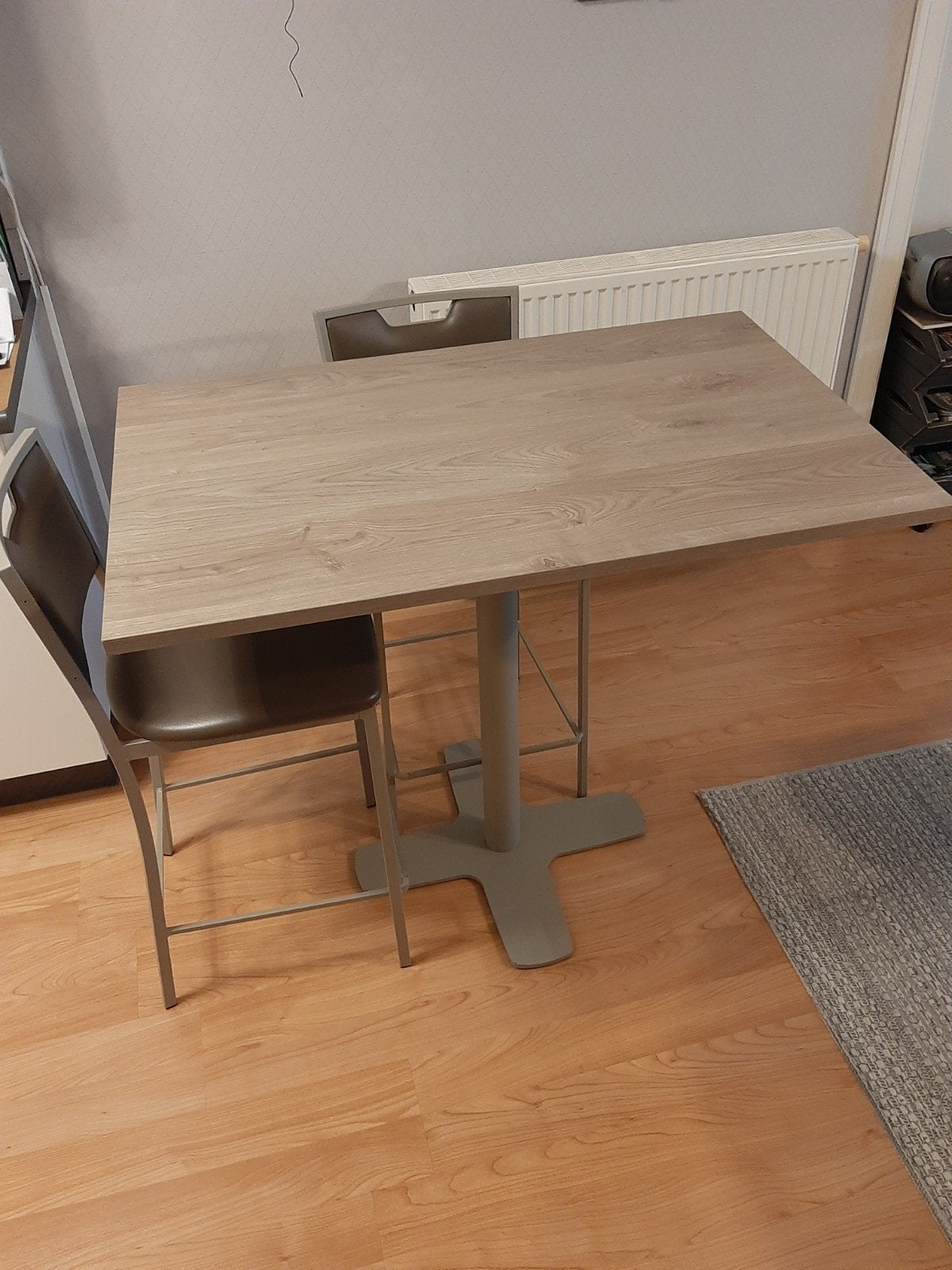 hoge tafel 90cm, Huis en Inrichting, Tafels | Eettafels, Ophalen, Gebruikt, 100 tot 150 cm, 50 tot 100 cm