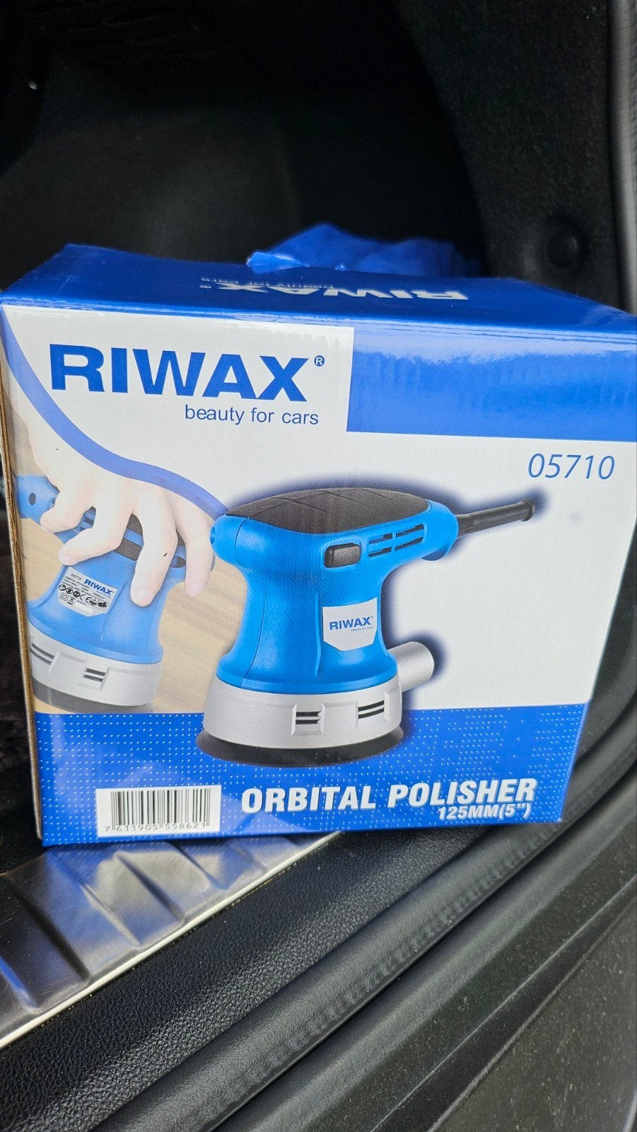 Nieuwe Polijstmachine voor wagen of boot., Enlèvement