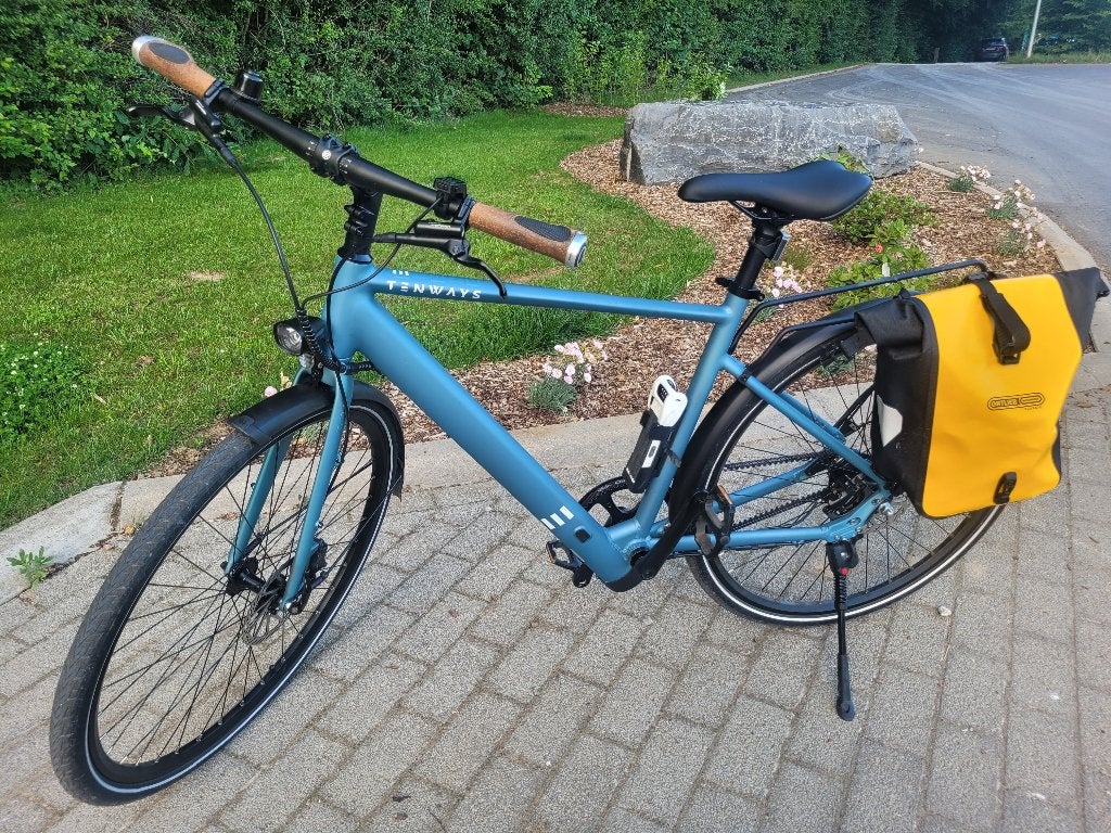 Vélo électrique TENWAYS CGO600 (600 km !), Enlèvement, Comme neuf, 50 km par batterie ou plus, Autres marques