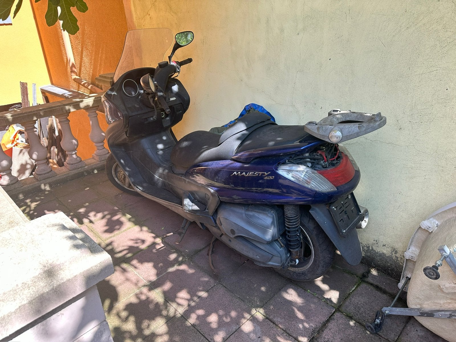 Yamaha Majesty 400, Ophalen, Gebruikt