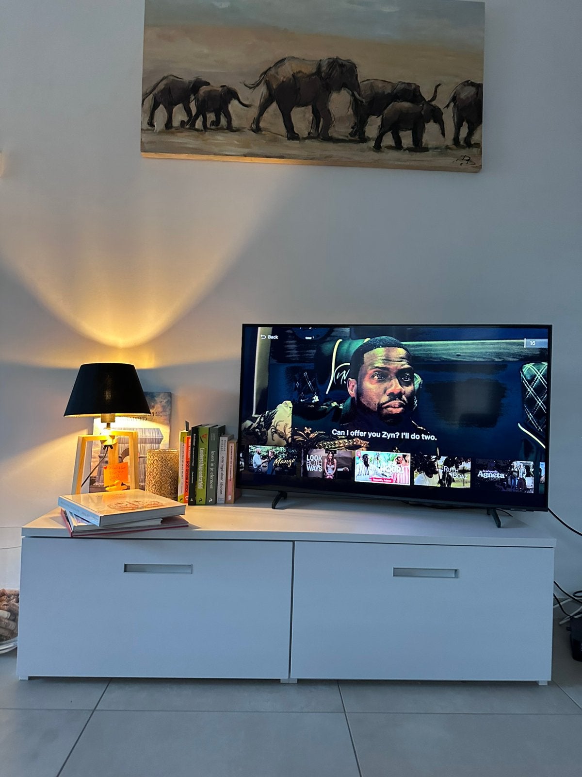 Tv kast op maat gemaakt bij Sublim, Huis en Inrichting, Ophalen, Zo goed als nieuw