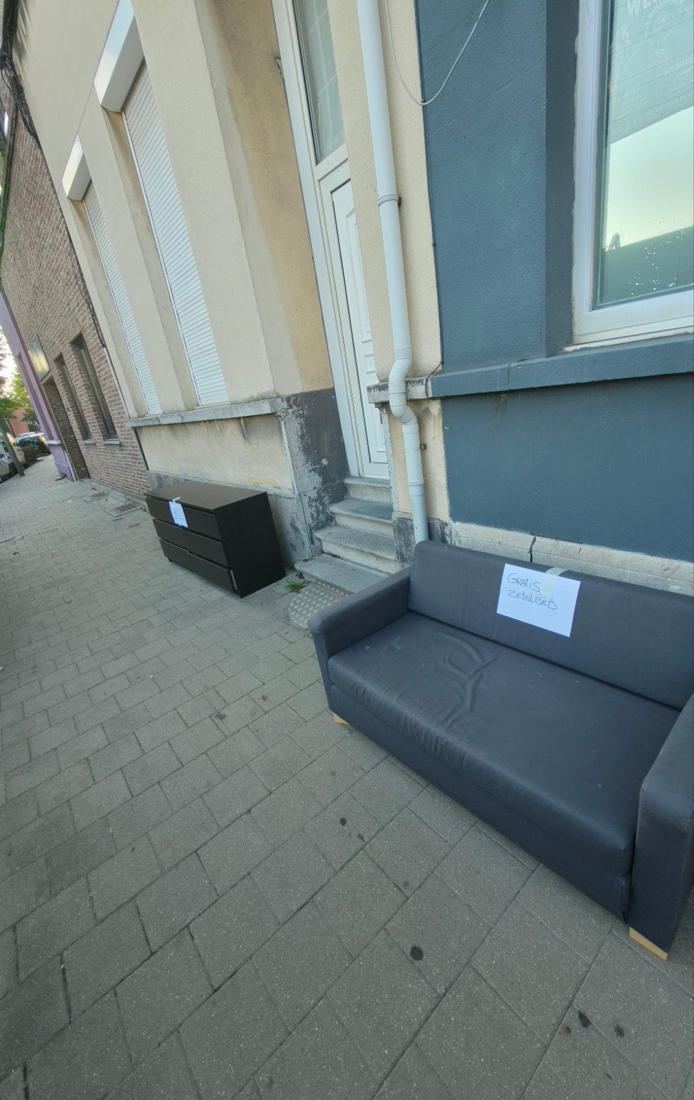 ikea kast en zetelbed, Ophalen