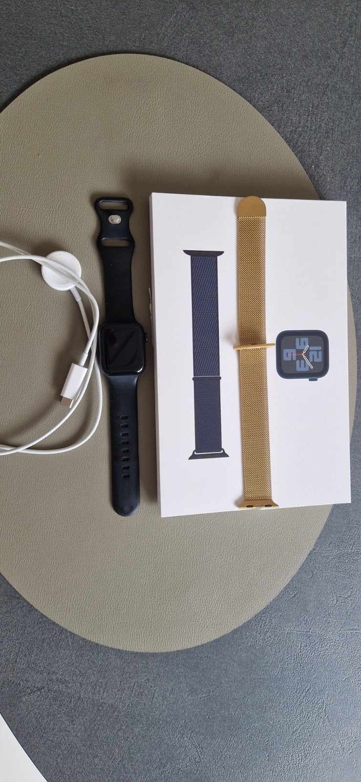 Apple watch SE (gen 2) 40mm SL GPS, Ophalen, Gebruikt, Conditie, Zwart
