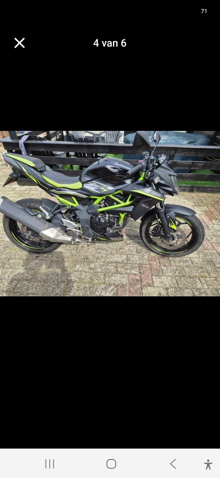 kawasaki z125 te koop of te ruil., Occasion, Motorrijbewijs A, Particulier, 125 cc