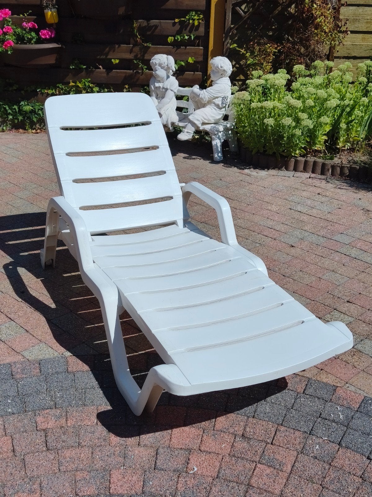 ligzetel, Tuin en Terras, Ophalen, Zo goed als nieuw, Kunststof, Verstelbaar