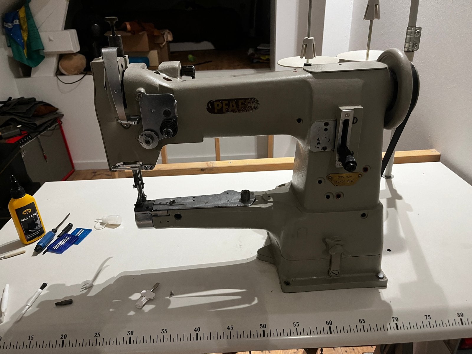 PFAFF 335 vrije arm, Enlèvement, Comme neuf, Machine à coudre, Pfaff