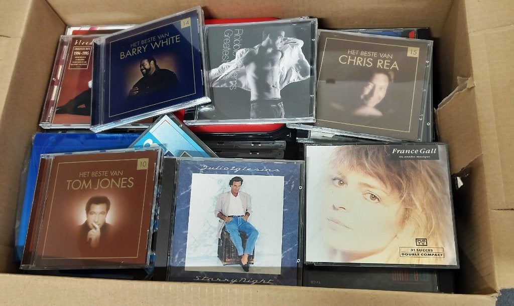 CD collectie van 170 stuks, Ophalen, Gebruikt, Overige genres, Inclusief doosje