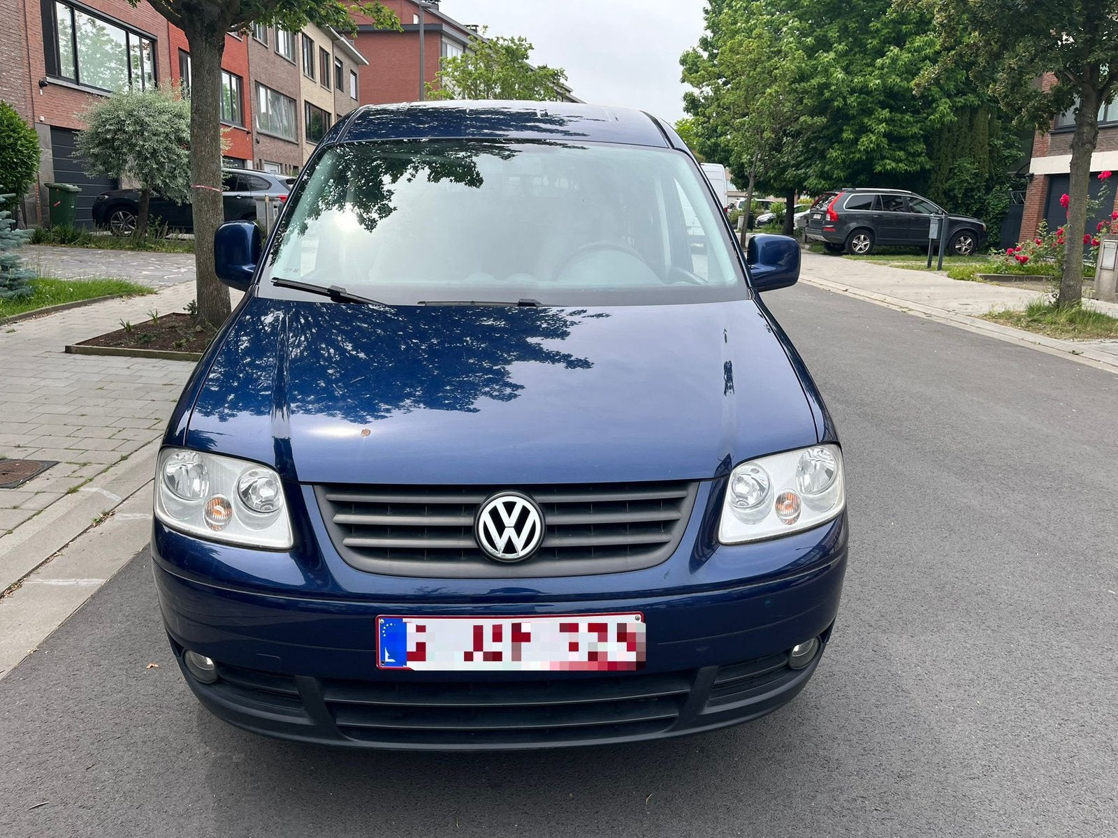 Volkswagen Caddy Maxi 1.9 TDI – 2009 -  280.000 km - 7 ziter, Auto's, Volkswagen, Monovolume, Beige, Blauw, 7 zetels