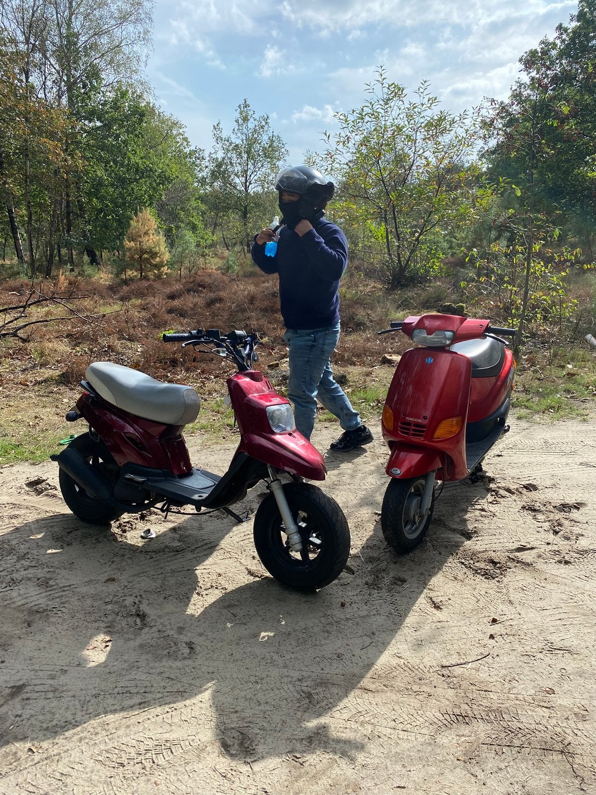 Piaggio zip type 2 B klasse 50cc + nieuwe boxer V8, Ophalen, Piaggio, Tweetakt, Zo goed als nieuw