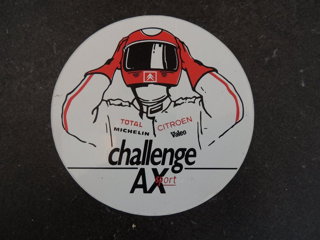 Citroen AX Challenge sticker, Collections, Envoi, Comme neuf, Voiture ou Moto
