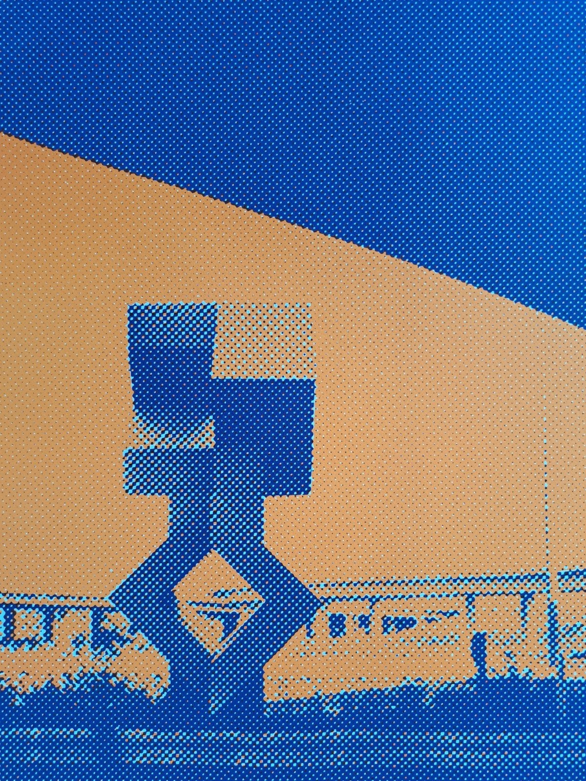 BEKAERT Piet  "Geometrie " zeefdruk, Antiquités & Art, Art | Lithographies & Sérigraphies, Numéroté, Enlèvement ou Envoi, Sérigraphie