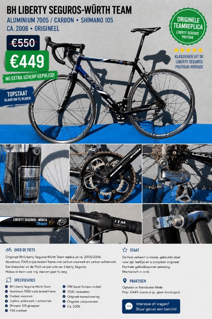 Koersfiets te koop, Ophalen, Gebruikt