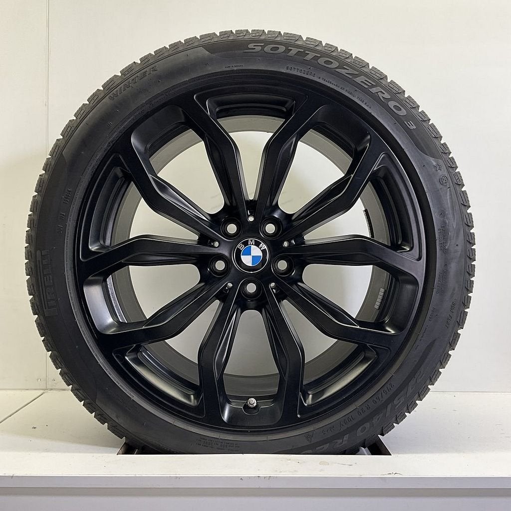 BMW X3 G01 EN X4 G02 SET VELGEN + WINTERBANDEN 20 INCH ORIG., Pneus et Jantes, Pneus hiver, 255 mm, Véhicule de tourisme