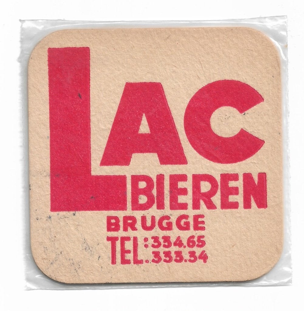 sous-bock LAG Bieren, Ophalen of Verzenden, Zo goed als nieuw, Viltje(s)