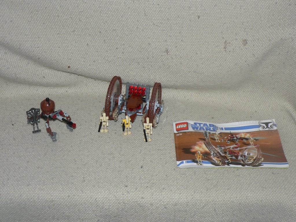 Lego Star Wars 7670 : Hailfire Droid & Spider Droid, Kinderen en Baby's, Speelgoed | Duplo en Lego, Inclusief instructies, Star Wars