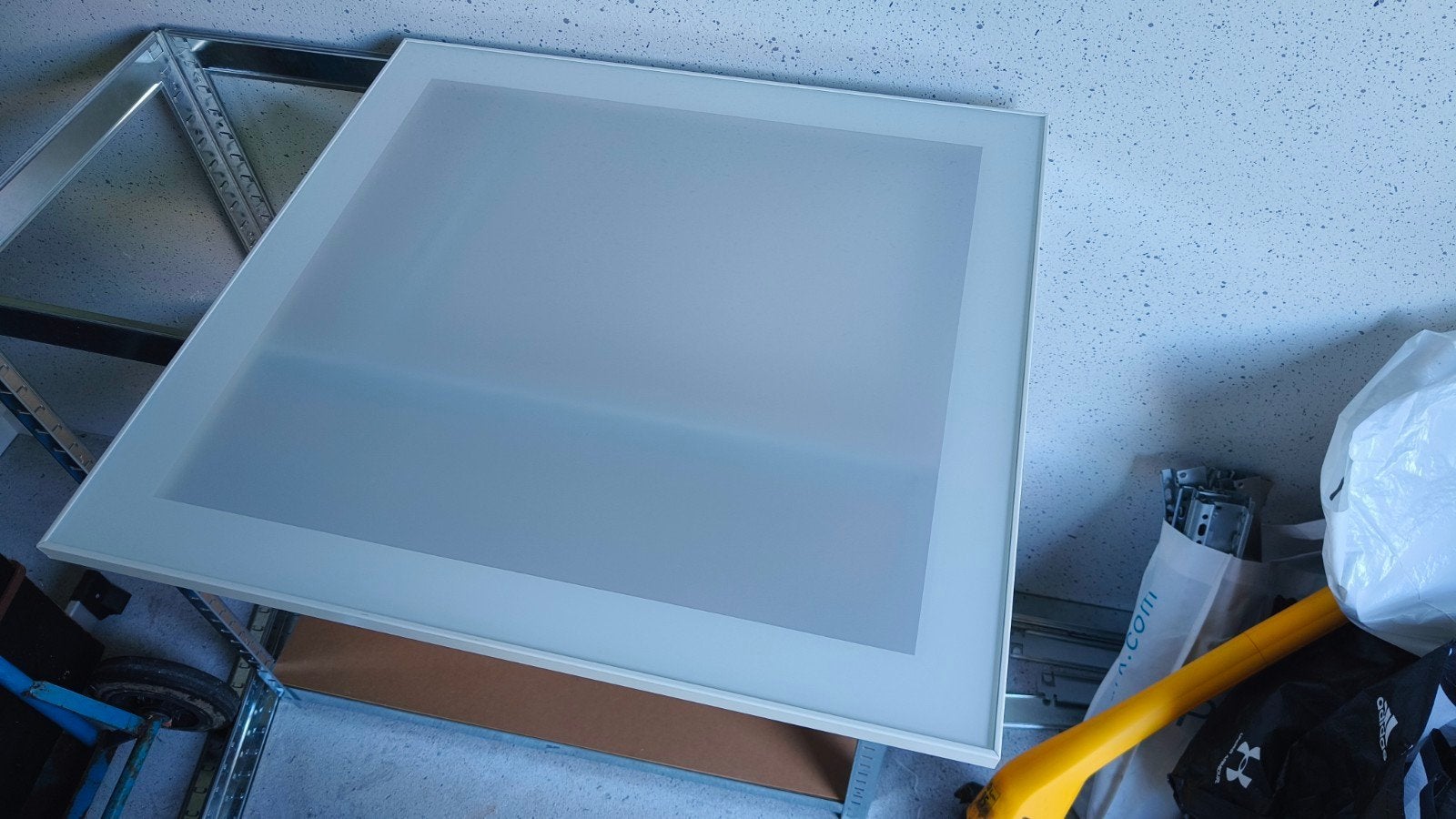 Ikea Besta opberg systeem fronten wit, Huis en Inrichting, Ophalen, Gebruikt, Glas