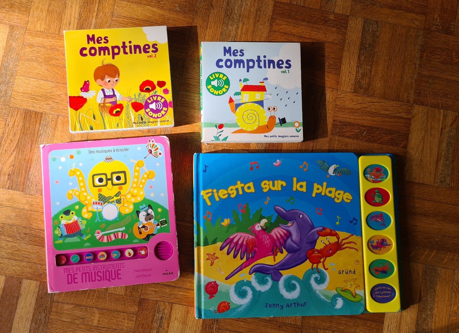 Lot de 4 livres sonores, Enlèvement ou Envoi, Utilisé