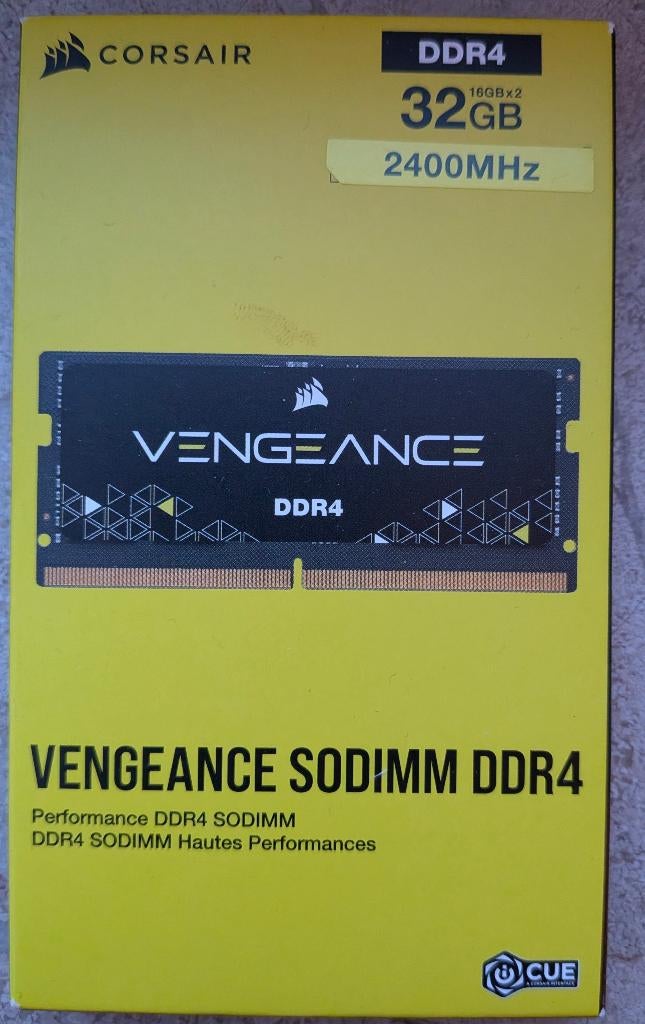 Corsair Vengeance SODIMM 32Go (2x16Go) DDR4 2400MHz neuf, Enlèvement ou Envoi, Neuf, DDR4
