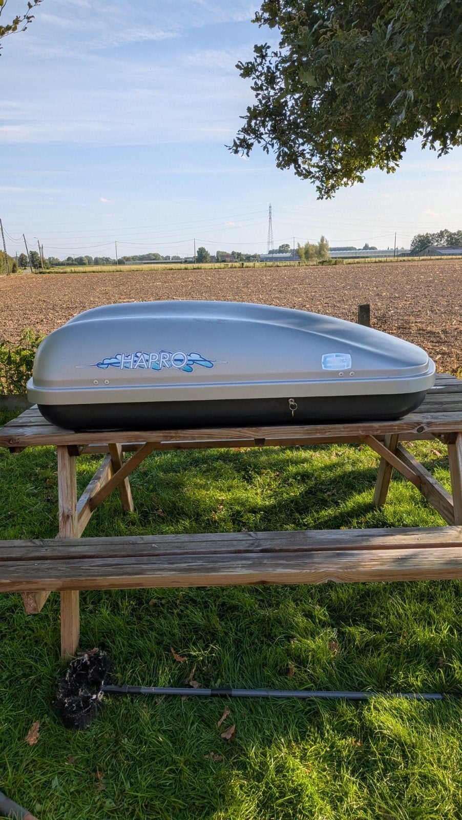 hapro dakkoffer, Enlèvement, Utilisé