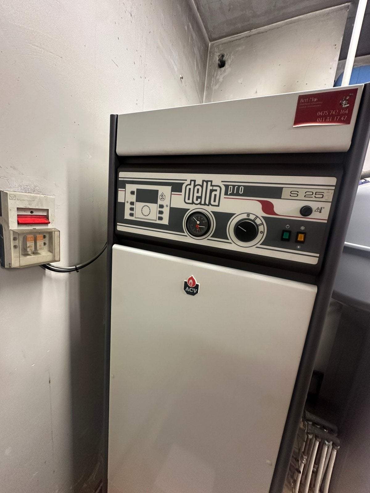 Mazoutketel Delta Plus Pro S 25 + Mazouttank 2000L + 600 L, Ophalen