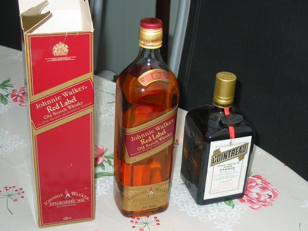Fles Cointreau, 50 jaar oud, Verzamelen, Nieuw, Ophalen of Verzenden, Vol, Overige typen