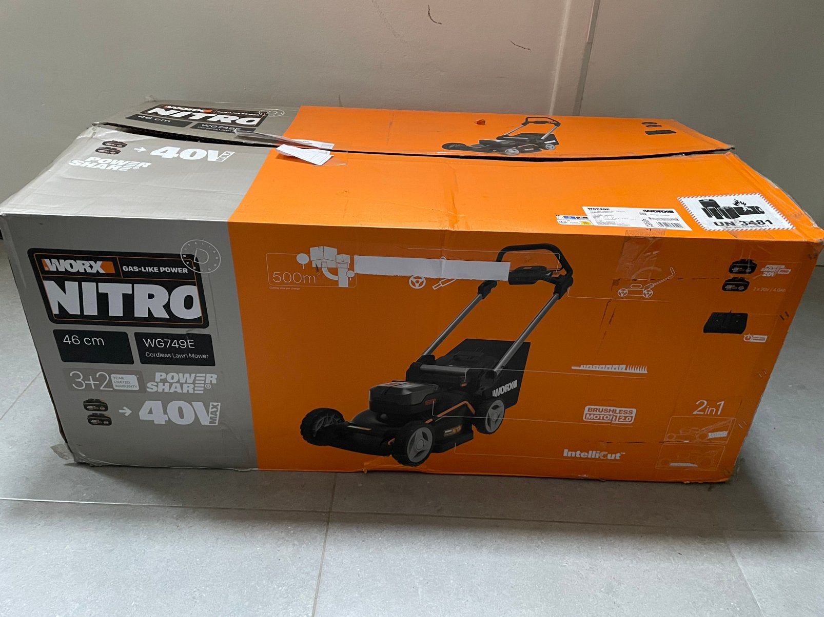 Nieuwe worx grasmachine zelftrekker wg749e, Tuin en Terras, Ophalen, Nieuw